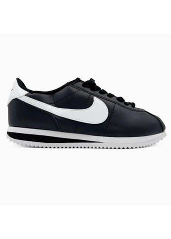 Білі кросівки чоловічі nike cortez basic black/white найк кортез білі демісезон No Brand