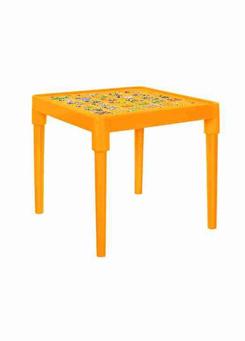 Комплект пластикових дитячих меблів "Абетка": стіл + 2 стільці Алеана (322594174)