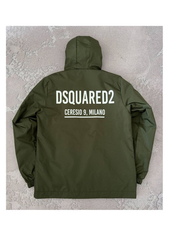 Оливкова (хакі) демісезонна вітровка No Brand