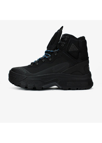 Чорні Осінні кросівки чоловічі і жіночі nike acg air zoom gaiadome gtx black | найк ацг аір зум гайадом чорні No Brand