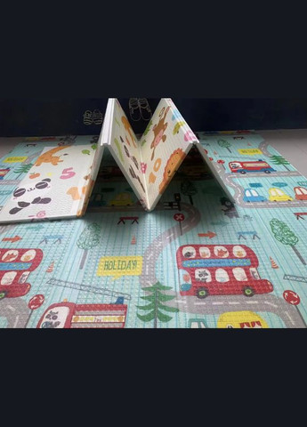 Детский коврик двухсторонний 180х200 см складной 40x90 см HBC (372890152)