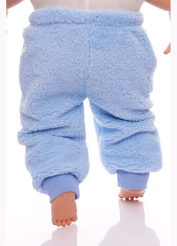 Блакитний зимній костюм із довгим рукавом для хлопчика трава із зайчиками блакитний 62 см (26347) BABYKROHA