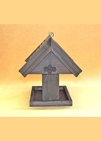 Годівниця садова для птахів Оляпка венге (КРМ-000512) No Brand (328605469)