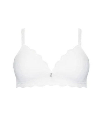 Білий бюстгальтер Naturana