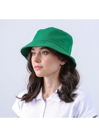 Панама женская односторонняя коттон зеленая ЛИНЦ LuckyLOOK 820-203 (335353825)