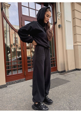 Стильний костюм 2в1 (брюки палаццо + зіп-худі) — ЗАМІР В ОПИСІ GD/GL Модний простір (366438935)