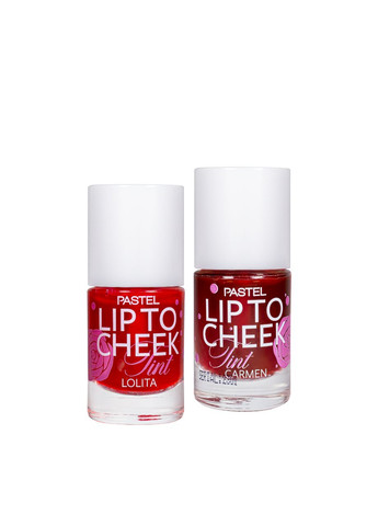 Жидкий тинт для губ и щек Lip to Chic Tint, 01 CARMEN вишнево-красный Pastel (337359166)