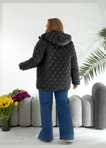 Чорна демісезонна куртка жіноча димісезонна Style Point