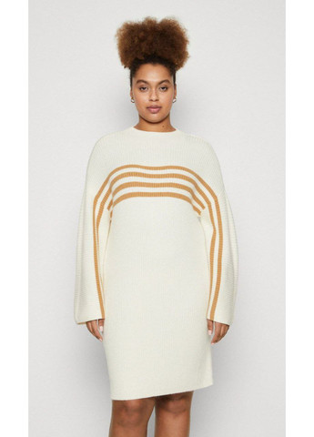 Молочное платье вязаное Only