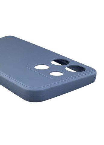 Чехол для Smart 7 HD с квадратными гранями с защитой камеры на инфиникс смарт 7 голубой Infinix (366021615)