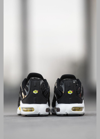 Черные демисезонные кроссовки мужские Nike Air Max TN Black/Yellow