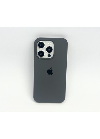 Чехол Silicone case на 15 PRO Grey для айфона 15 О Full Open Camera Cover No Brand (369137087)