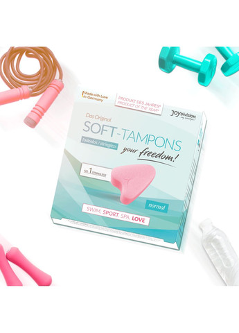 Жіночі гігієнічні м'які тампони – Soft-Tampons NORMAL, в упаковці 3шт. JoyDivision (306522931)