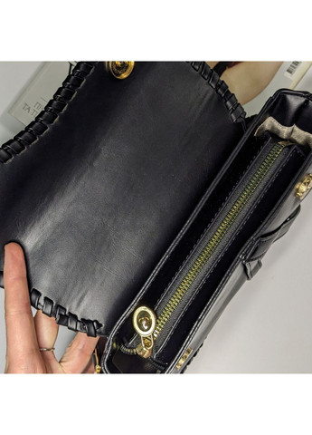 Якісна жіноча сумка сідло Christian Dior, нова модна сумка сідло чорного кольору з грубим ремінцем No Brand (362588235)