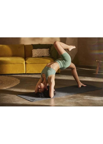Коврик для йоги Yoga Mat Черный 183 х 61 х 0,6 см adidas (395628742)