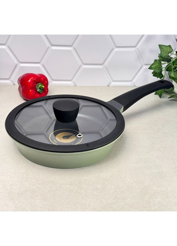 Сковорода з кришкою 24 см Zitrone Olive RG-2108-24 OL Ringel (364551301)