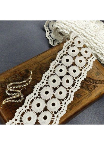 Кружево макраме 6.5 см (13м) Цвет-айвори (17-HL0301-1) Plus-plus (352749293)
