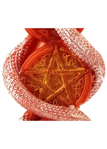 Свічка Триєдина Дві змії Червона No Brand (372659001)