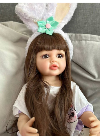 Кукла Реборн Reborn ушки зайчик винил силиконовая No Brand (367736323)