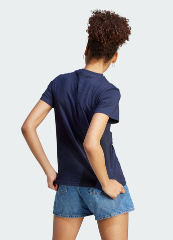 Синяя всесезон футболка vibrant print graphic adidas