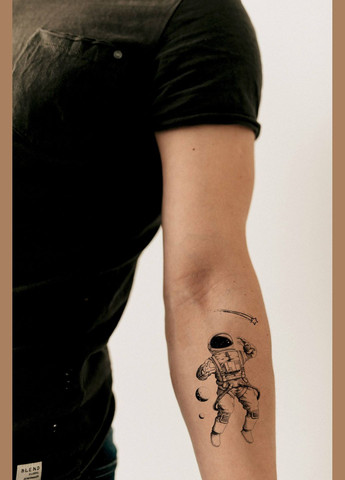 Набір тимчасових водостійких тату "Космос і планети" Tattooshka (314963902)