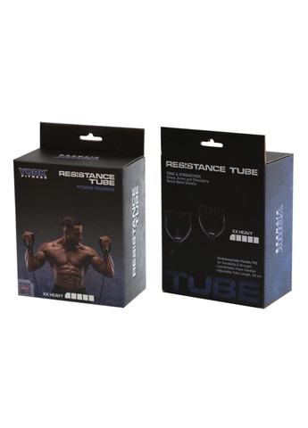 Эспандер трубчатый с ручками York 17- 20кг, черный York Fitness (361951679)
