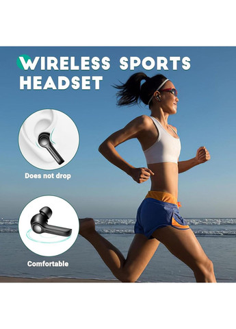 Беспроводные наушники-вкладыши Bluetooth Vinlley IPX7 No Brand (354829027)