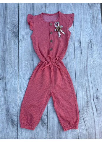 Помаранчевий літній літній дитячий комбінезон,, на 4,5 років Kids