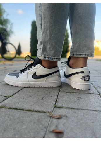 Комбіновані Осінні кросівки чоловічі nike air jordan 1 low+ найк аір джордан No Brand