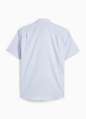 Голубой классическая рубашка в клетку C&A