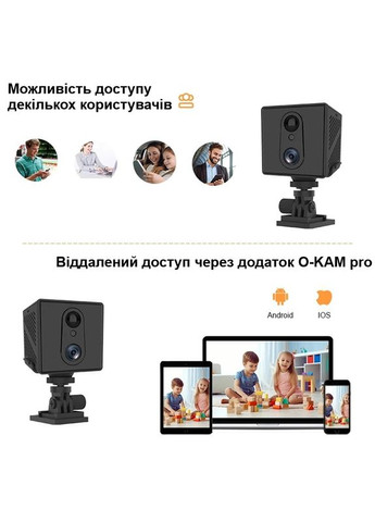 Мини wifi камера беспроводная Full HD 1080P с датчиком движения CB70W, O-KAM Pro app (101204) Vstarcam (360983311)
