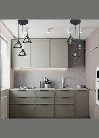 Люстра цвета оксид меди из 3-пирамид (56-PR220F-3 GX (300)) No Brand (370072289)