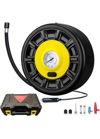 Насос компрессор автоматический электрический аналоговый с инструментами в чемоданчике 19х8 см (477899-Prob) Unbranded (300773360)