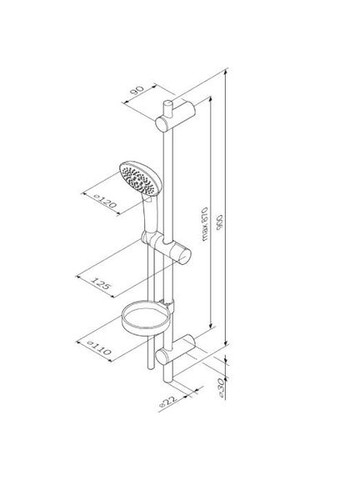 Душовий гарнітур Spirit 2.0 (F0170A000) AM.PM (327008093)