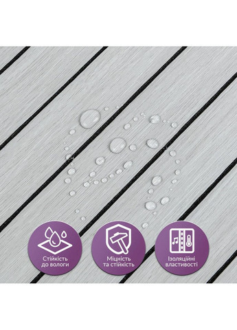 Покриття вінілове самоклеюче 3D рейки 600х600х2,8мм SW-00003243 Sticker Wall (366072789)