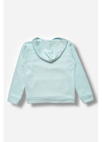 Let's Shop свитшот детский для мальчика на флисе голубого цвета рисунок голубой кэжуал двунитка