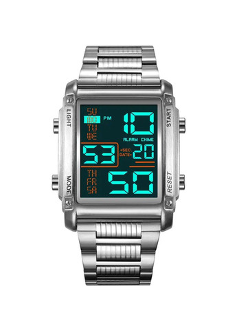 Чоловічий наручний годинник 2206 (Сріблястий з чорним циферблатом) Skmei (315705141)