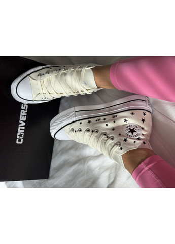 Кросівки жіночі Converse Chuck Taylor All Star High | Конверс Чак Тейлор білі No Brand білі демісезони (366576509)