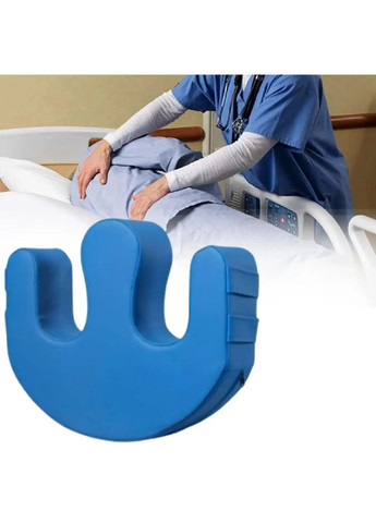 Подушка для перевертання пацієнтів із непромокальним чохлом ручками отворами для фіксації ніг 39х45х12 см (479476-Prob) Unbranded (320098139)