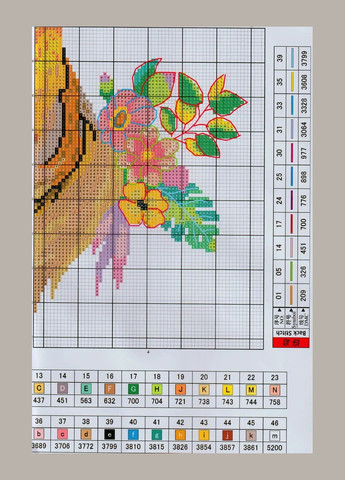Набор для вышивания по нанесённой на канву схеме "Deer 6". AIDA 14CT printed 35*45 см Joy Sunday (313613399)