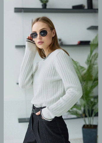 Белый демисезонный джемпер джемпер Seventeen