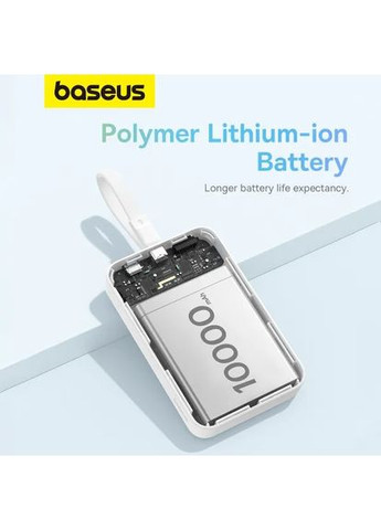 Powerbank Magnetic Mini 30W 10000mAh White (P1002210B223-00) Baseus (370709994)