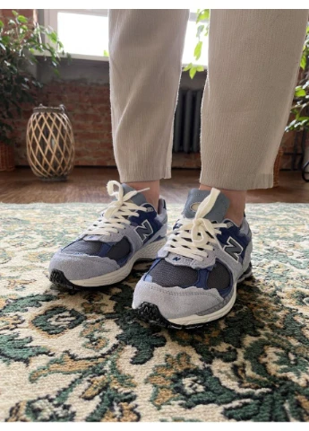 КРОСІВКИ ЖІНОЧІ NEW BALANCE 2002R LIGHT BLUE НЬЮ БЕЛАНС 2002 СИНІ No Brand сині демісезони (391063743)