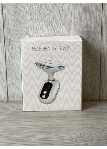 Мікрострумовий масажер Neck Beauty Device для обличчя та шиї з LED-світлом і USB-зарядкою No Brand (366666235)