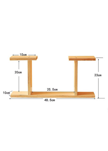 Подставка для цветов из дерева Дения ваниль (ЦВП-006102) No Brand (328224676)