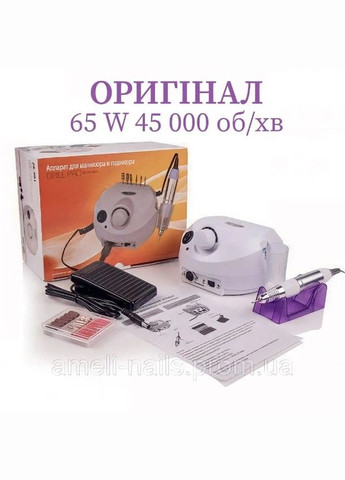 Фрезер для манікюру та педикюру Nail Master ZS-601 65 Вт 45 000 об/хв (апаратний манікюр для нігтів) Nail Drill (328261847)