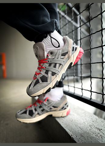 Серые всесезонные кроссовки мужские и женские asics gel-sonoma 15-50 obsidian grey | асикс гель-сонома 15-50 серые No Brand