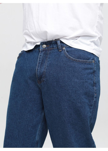 Джинси чоловічі сині МОМ з варінням Mechanic MOM (365813780)