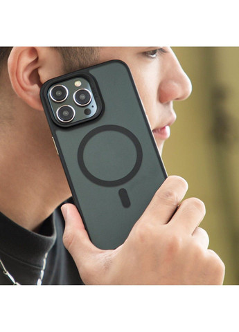 TPU+PC чохол Skin Friendly Frosted with MagSafe для Apple iPhone 16 Pro Max (6.9") Blueo (307085449)