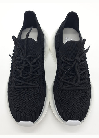 Черные всесезонные женские кроссовки черные текстиль l-10-15 23 см(р) Lonza